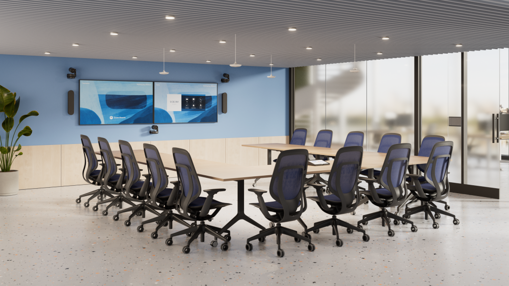 The Smartest Meeting Room Isn't the One With the Biggest Screen training space zoom